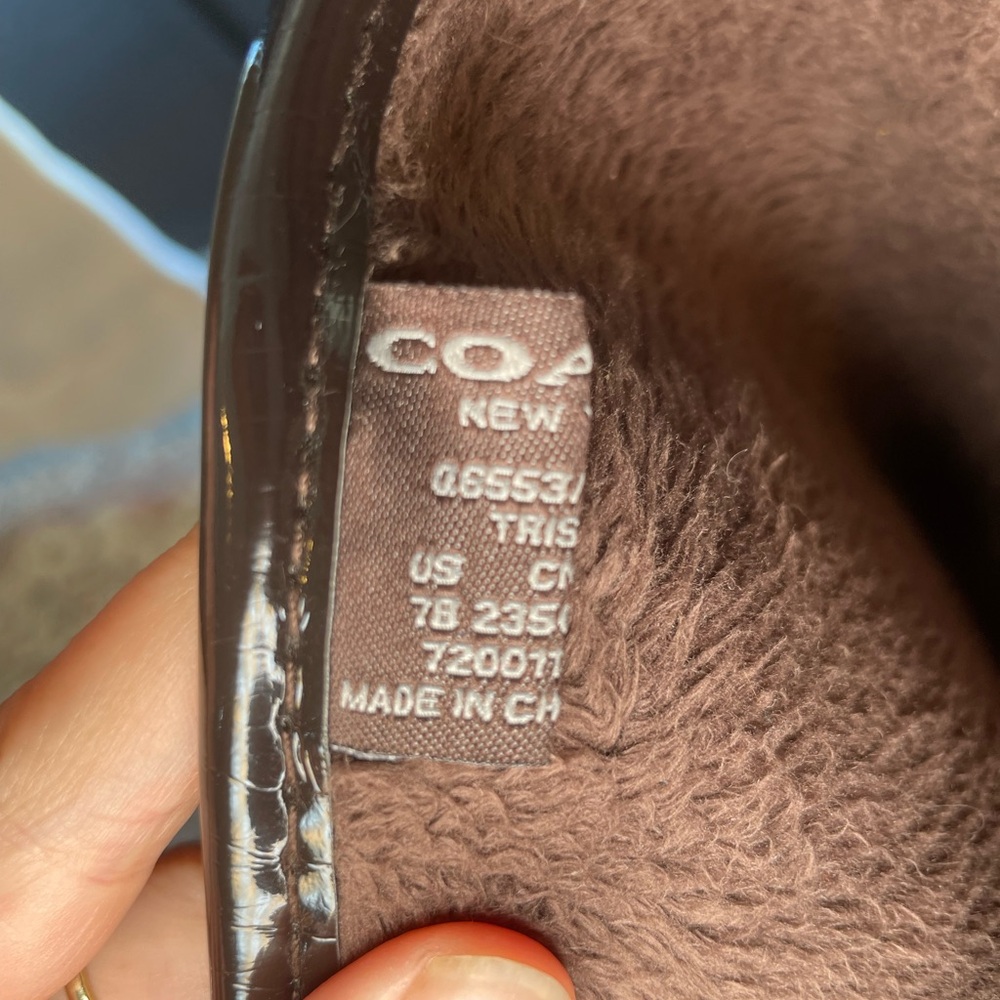 Coach monogram high boots size 7 - Picture 7 of 8